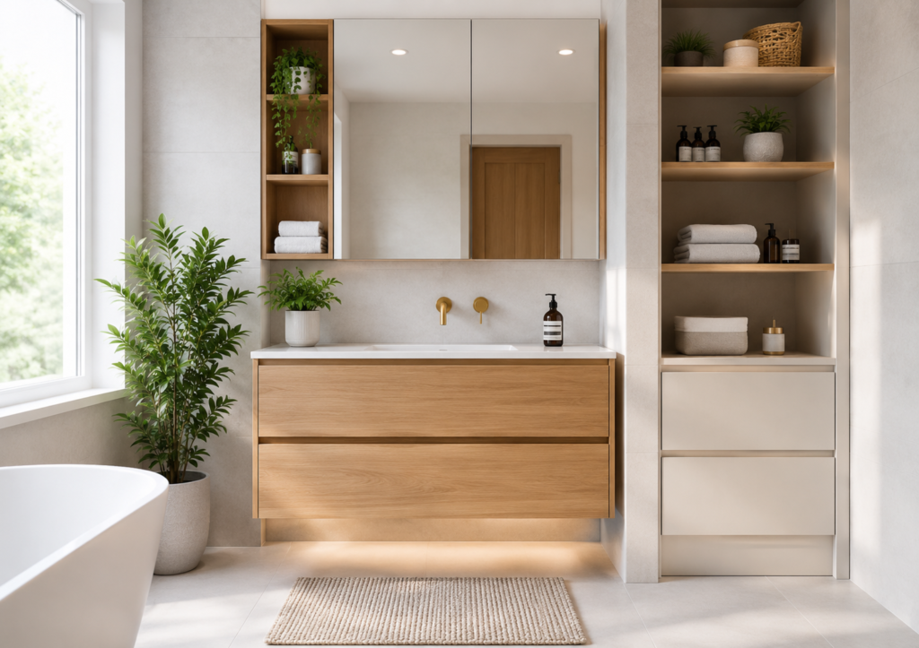 vanity-cabinet-installation-in-bathroom
