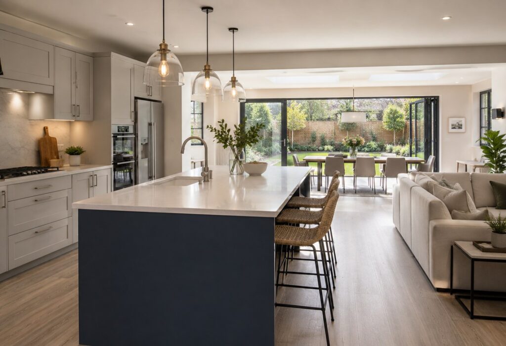 open-plan-kitchen-installation-cardiff